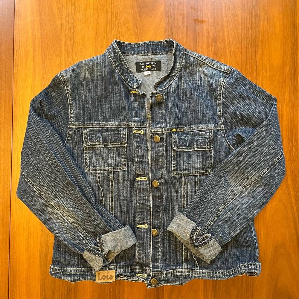 Authentic Lois Jeans Blue Jean Jacket